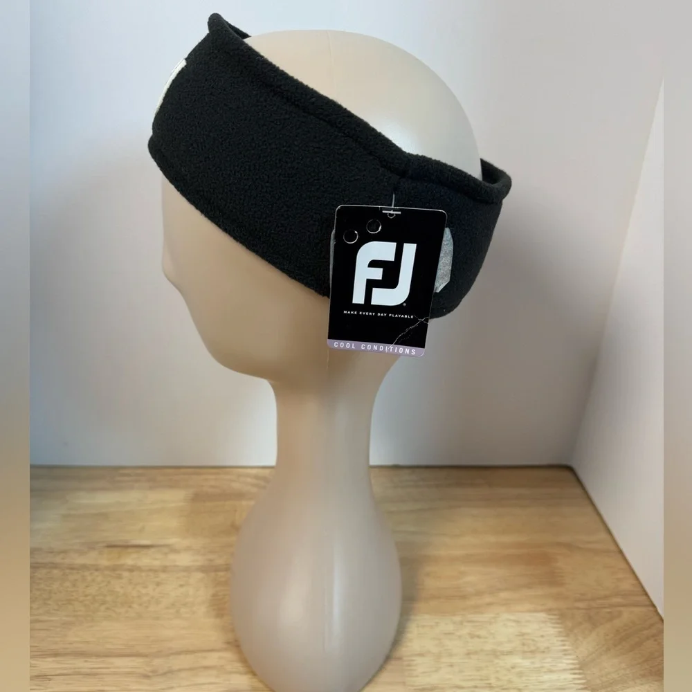 FootJoy Fleece Winter Headband Black OSFM